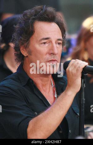 Bruce Springsteen e la e Street Band suonano nel 'Today' Show 2007 della NBC Toyota Concert Series al Rockefeller Plaza di New York il 28 settembre 2007. Photo Credit: Henry McGee/MediaPunch Foto Stock