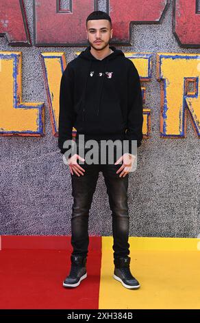 Londra, Regno Unito. 11 luglio 2024. Junior Andre in arrivo all'evento Deadpool & Wolverine UK sneak Peek, Hammersmith Eventim Apollo. Crediti: Doug Peters/EMPICS/Alamy Live News Foto Stock