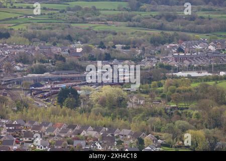 Ammira il deposito delle Ferrovie della costa occidentale presso l'ex sito di Steamtown a Carnforth, Lancashire, Regno Unito. Foto Stock