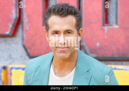 Londra, Regno Unito. 11 luglio 2024. Nella foto, Ryan Reynolds partecipa all'evento britannico "Deadpool & Wolverine" all'Hammersmith Eventim Apollo. Credito: Justin ng/Alamy Live News Foto Stock