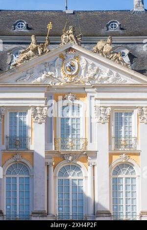 Brühl (Rheinland): Castello di Augustusburg a Köln & Rhein-Erft-Kreis, Nordrhein-Westfalen, Renania settentrionale-Vestfalia, Germania Foto Stock