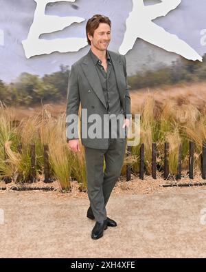 Westwood, CA USA - 11 luglio 2024: Glen Powell partecipa alla prima del film Twisters. Foto Stock