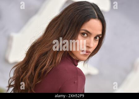 Westwood, Stati Uniti. 11 luglio 2024. Adria Arjona arriva alla prima di Los Angeles di "Twisters" tenutasi al Regency Village Theatre l'11 luglio 2024 a Westwood, CA. © Lisa OConnor/AFF-USA.com credito: AFF/Alamy Live News Foto Stock