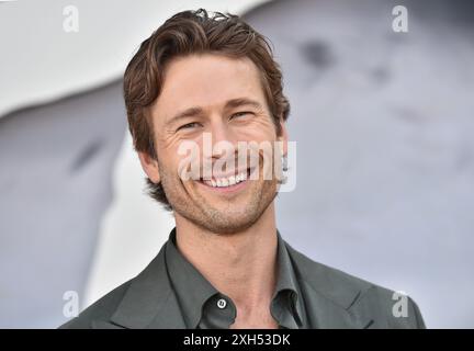 Westwood, Stati Uniti. 11 luglio 2024. Glen Powell arriva alla prima di Los Angeles di "Twisters" tenutasi al Regency Village Theatre l'11 luglio 2024 a Westwood, CA. © Lisa OConnor/AFF-USA.com Credit: AFF/Alamy Live News Foto Stock