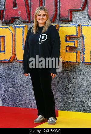 LONDRA, INGHILTERRA - 11 LUGLIO 2024: Tilly Ramsay partecipa alla sbirciatina inglese di "Deadpool & Wolverine" all'Eventim Apollo, Hammersmith, l'11 luglio 2024 a Londra, Inghilterra. ( Credito: Vedi li/Picture Capital/Alamy Live News Foto Stock