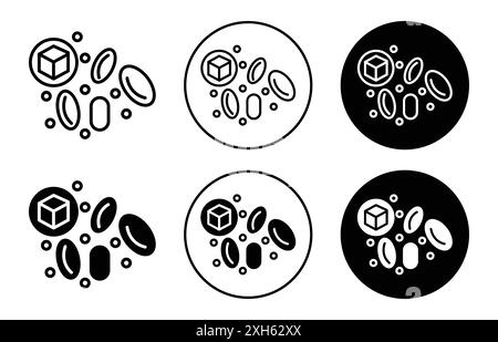 icona glicemia Illustrazione Vettoriale