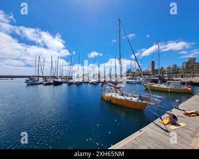 Marina Santa Cruz, Isole Canarie, Tenerife, Santa Cruz De Tenerife Foto Stock