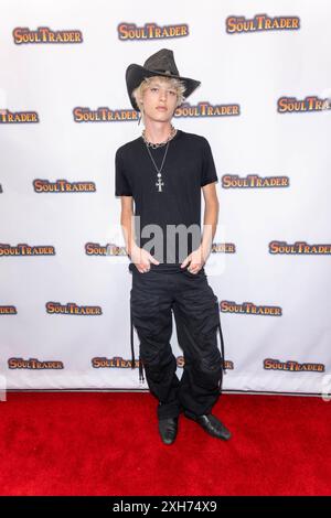 Los Angeles, Stati Uniti. 11 luglio 2024. Model Tomi partecipa a "The Soul Trader" Los Angeles Premiere al Landmark Theaters Sunset, Los Angeles, CA, 11 luglio 2024 Credit: Eugene Powers/Alamy Live News Foto Stock