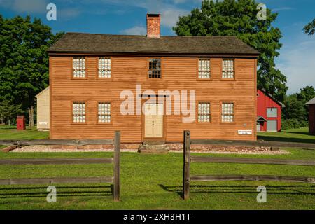 Abijah Rowe House Salmon Brook Historical Society   Granby, Connecticut, USA Foto Stock
