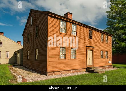 Abijah Rowe House Salmon Brook Historical Society   Granby, Connecticut, USA Foto Stock