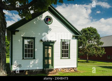 Cooley School Salmon Brook Historical Society   Granby, Connecticut, USA Foto Stock