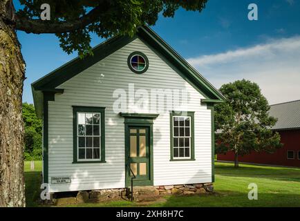 Cooley School Salmon Brook Historical Society   Granby, Connecticut, USA Foto Stock