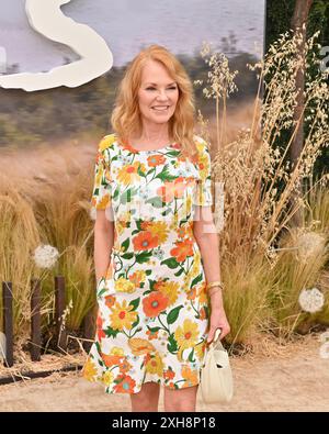 Westwood, CA USA - 11 luglio 2024: Marg Helgenberger partecipa alla prima del film Twisters. Foto Stock