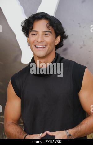 Los Angeles, Stati Uniti. 12 luglio 2024. Brandon Perea alla "Twisters" Premiere tenutasi al Regency Village Theatre, Los Angeles, CA, 11 luglio 2024. Foto: Joseph Martinez/PictureLux credito: PictureLux/The Hollywood Archive/Alamy Live News Foto Stock