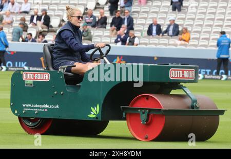 LONDRA, Regno Unito, JULY12: Ground Women durante Rothesay prova il suo test Day 3 of 5 match tra Inghilterra e Indie occidentali al Lord's Cricket Ground di Londra il 12 luglio 2024 Foto Stock