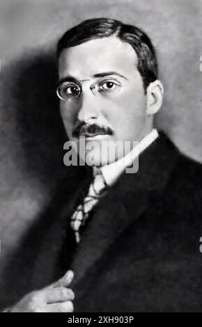 Stefan Zweig. Ritratto dello scrittore austriaco Stefan Zweig (1881-1942), c. 1912 Foto Stock