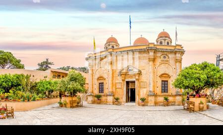 Abbazia Santa Trinità, Meteor, isola di Creta, Grecia Foto Stock