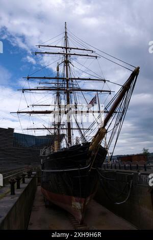 Nave RRS Discovery a Dundee, Scozia Foto Stock