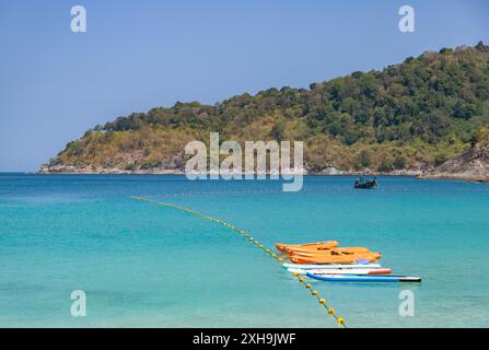 Una foto di Freedom Beach, a Phuket. Foto Stock