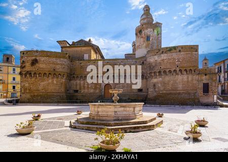 Castello di Caldoresco. Vasto, Chieti, Abruzzo, Italia, Europa. Foto Stock