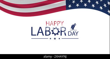 Festa del lavoro Una giornata nazionale di apprezzamento per i lavoratori Illustrazione Vettoriale