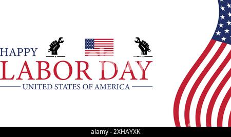 Festa del lavoro Una giornata nazionale di apprezzamento per i lavoratori Illustrazione Vettoriale