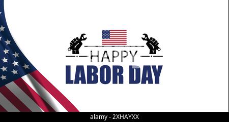 Festa del lavoro Una giornata nazionale di apprezzamento per i lavoratori Illustrazione Vettoriale