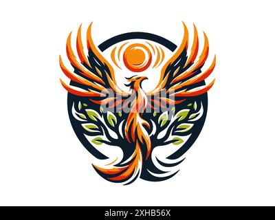 Logo Phoenix Illustrazione Vettoriale