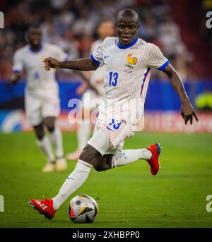 Monaco, Germania. 9 luglio 2024. Ngolo Kante (fra) Spagna - France Spanien - Frankreich 09.07.2024 Copyright (nur für journalistische Zwecke) di : M Foto Stock