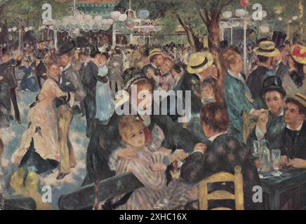 Le Moulin de la Galette, Jen de Paume, Parigi, di Auguste Renoir. Foto Stock