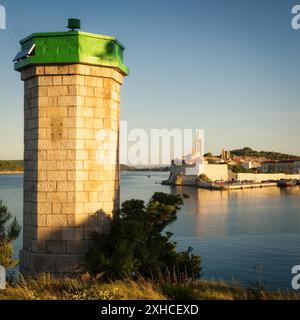 Città di Rab sull'isola di Rab in Croazia Foto Stock