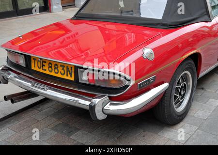 Auto d'epoca Red Triumph Stag Sports tourer Foto Stock