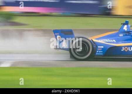 Elkhart Lake, Wisconsin, Stati Uniti. 8 giugno 2024. Road America ospita la INDYCAR Series per il Gran Premio XPEL a Elkhart Lake, WI, Stati Uniti. (Credit Image: © Walter G. Arce Sr./ASP via ZUMA Press Wire) SOLO PER USO EDITORIALE! Non per USO commerciale! Foto Stock