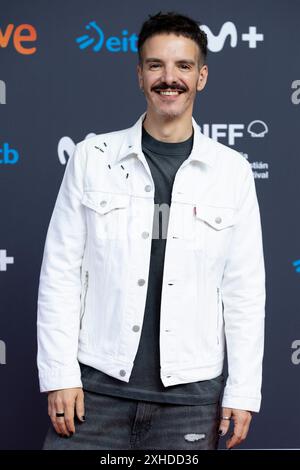 Madrid, Spagna. 12 luglio 2024. Javier Giner partecipa al "San Sebastian Film Festival 2024" all'Academia de Cine di Madrid. Credito: SOPA Images Limited/Alamy Live News Foto Stock