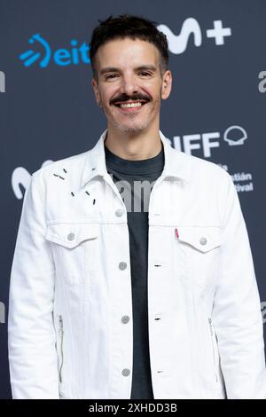 Madrid, Spagna. 12 luglio 2024. Javier Giner partecipa al "San Sebastian Film Festival 2024" all'Academia de Cine di Madrid. Credito: SOPA Images Limited/Alamy Live News Foto Stock