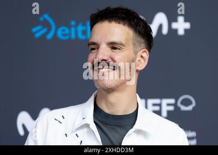 Madrid, Spagna. 12 luglio 2024. Javier Giner partecipa al "San Sebastian Film Festival 2024" all'Academia de Cine di Madrid. Credito: SOPA Images Limited/Alamy Live News Foto Stock