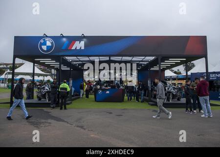 San Paolo, Brasile. 13 luglio 2024. SP - SAN PAOLO - 13/07/2024 - FIA World Edurance Championship 6 ORE DI SAN PAOLO - struttura di attivazione dell'evento, sul circuito di Interlagos per la 6 ORE DI SAN PAOLO. Foto: Anderson Romao/AGIF credito: AGIF/Alamy Live News Foto Stock