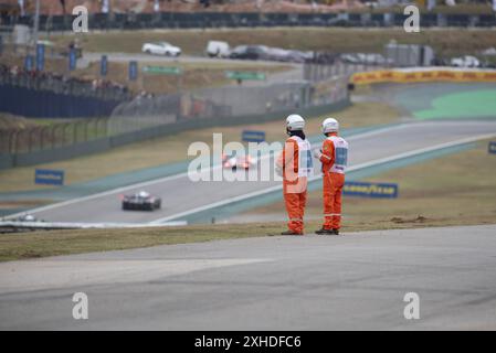 San Paolo, Brasile. 13 luglio 2024. SP - SAN PAOLO - 13/07/2024 - FIA World Edurance Championship 6 ORE DI SAN PAOLO - Support Team Qualification, all'autodromo de Interlagos per la 6 ORE DI SAN PAOLO. Foto: Anderson Romao/AGIF (foto di Anderson Rom&#xe3;o/AGIF/Sipa USA) credito: SIPA USA/Alamy Live News Foto Stock