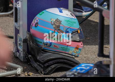 L'attuale pilota di Williams F1 Alex Alton al Goodwood Festival of Speed 2024 Foto Stock