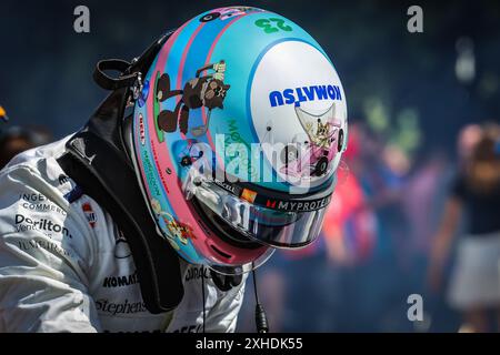 L'attuale pilota di Williams F1 Alex Alton al Goodwood Festival of Speed 2024 Foto Stock