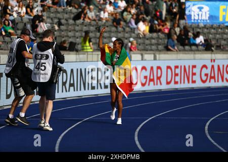 Leichtathletik, ISTAF INDOOR Berlin, Leichtathletik Meeting AM 03. 09. 2023 DEU, Olympiastadion Berlino AM 03.Set. 2023 GER, Felix Wolf/Alamy Foto Stock