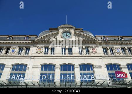 Stazione ferroviaria di Toulouse Matabiau nel sud della Francia Foto Stock