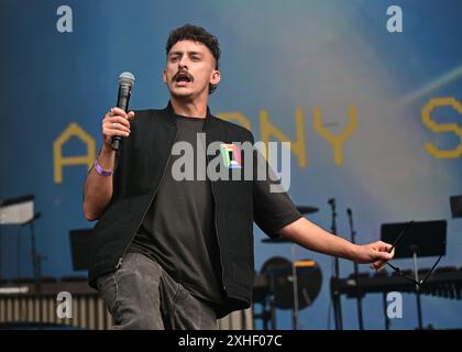 LONDRA, INGHILTERRA - 13 LUGLIO 2024: Antony Szmierek si esibisce al Kaleidoscope Festival 2024 all'Alexandra Palace Park il 13 luglio 2024 a Londra, Inghilterra. ( Credito: Vedi li/Picture Capital/Alamy Live News Foto Stock