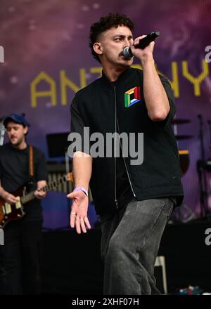 LONDRA, INGHILTERRA - 13 LUGLIO 2024: Antony Szmierek si esibisce al Kaleidoscope Festival 2024 all'Alexandra Palace Park il 13 luglio 2024 a Londra, Inghilterra. ( Credito: Vedi li/Picture Capital/Alamy Live News Foto Stock