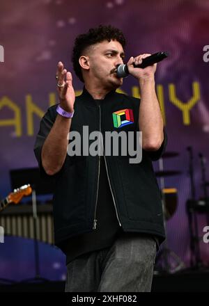 LONDRA, INGHILTERRA - 13 LUGLIO 2024: Antony Szmierek si esibisce al Kaleidoscope Festival 2024 all'Alexandra Palace Park il 13 luglio 2024 a Londra, Inghilterra. ( Credito: Vedi li/Picture Capital/Alamy Live News Foto Stock