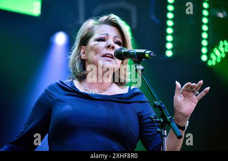 Sandra Live beim Berliner Rundfunk Open Air 2024 auf der Parkbühne Wuhlheide. Berlino, 13.07.2024 Foto Stock