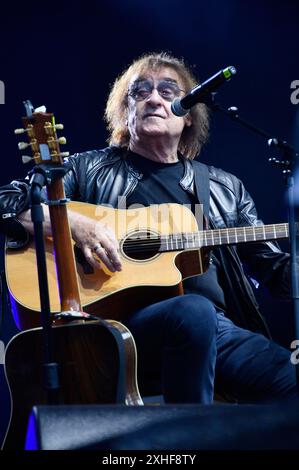 Maschine Dieter Birr live beim Berliner Rundfunk Open Air 2024 auf der Parkbühne Wuhlheide. Berlino, 13.07.2024 Foto Stock