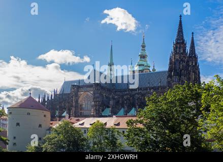 Cattedrale di San Vito, Praga, Repubblica Ceca Foto Stock