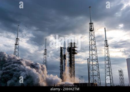 SpaceX Falcon 9 lancio di Türksat 6A Foto Stock