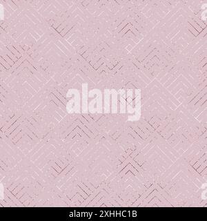 Ripetizione geometrica senza cuciture. Sfondo di lusso ripetuto. Design glitter astratto per le stampe. Texture geometrica ripetuta. Ripetere la delicata rete grafica Illustrazione Vettoriale